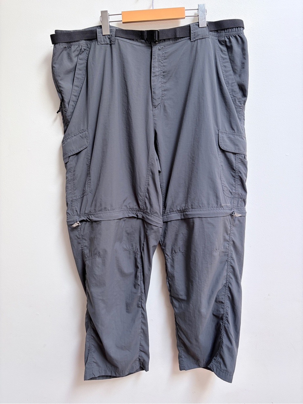 Columbia Titanium Men's Convertible Cargo Pants - Gray Sz 2X